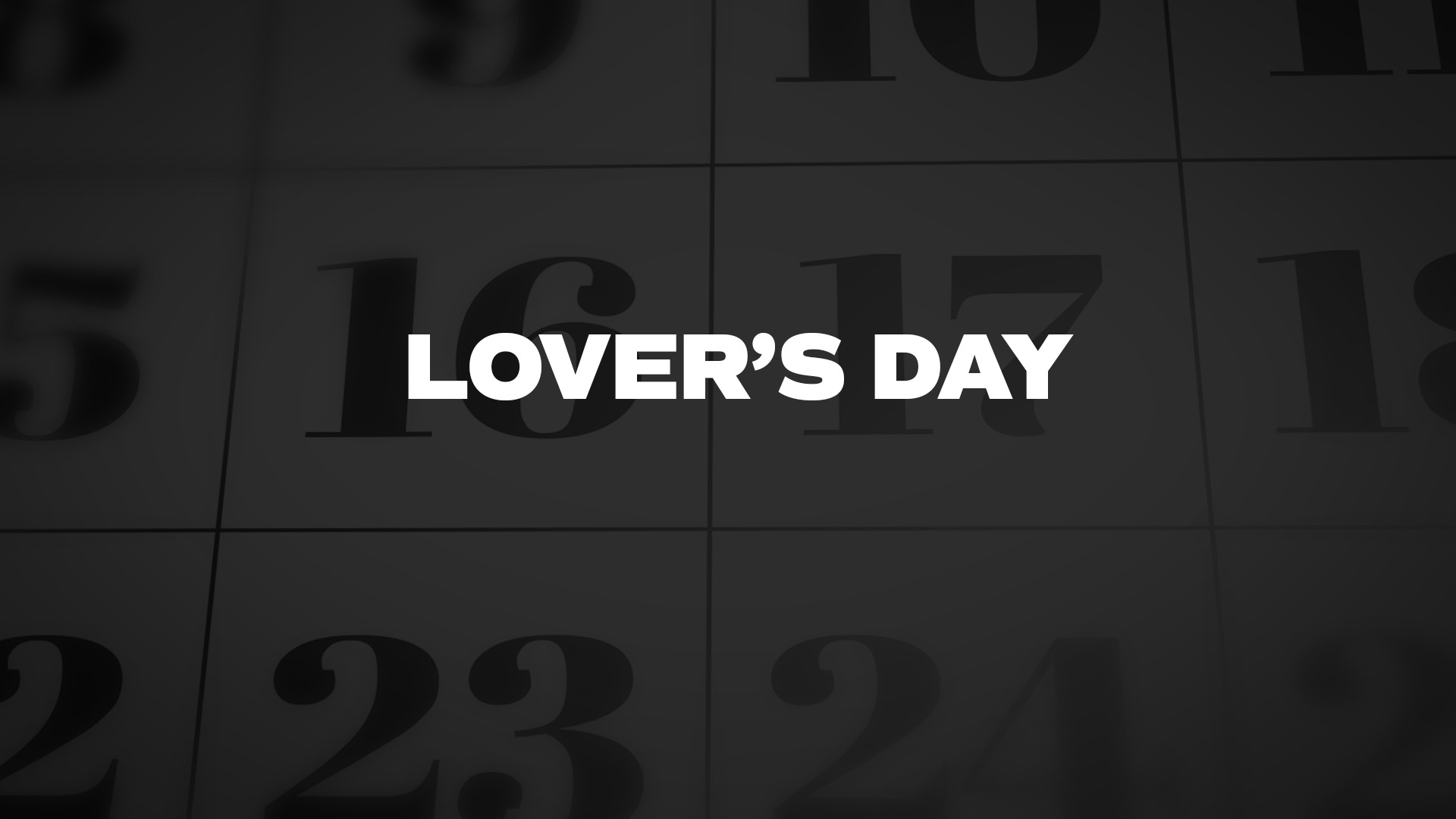 Title image for Lover's Day