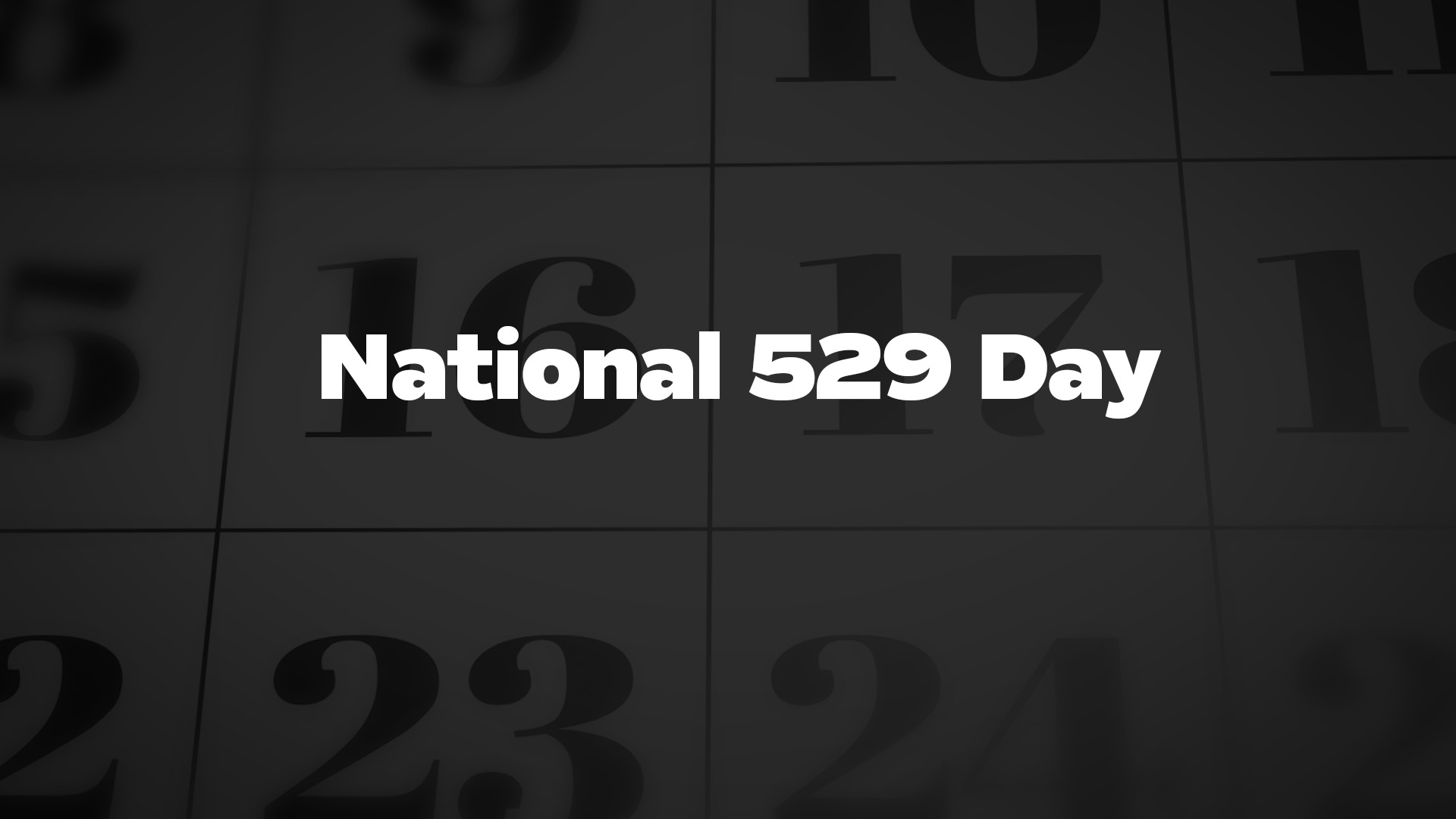 Title image for National 529 Day