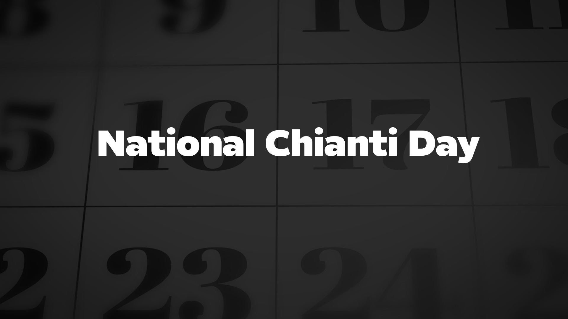 Title image for National Chianti Day