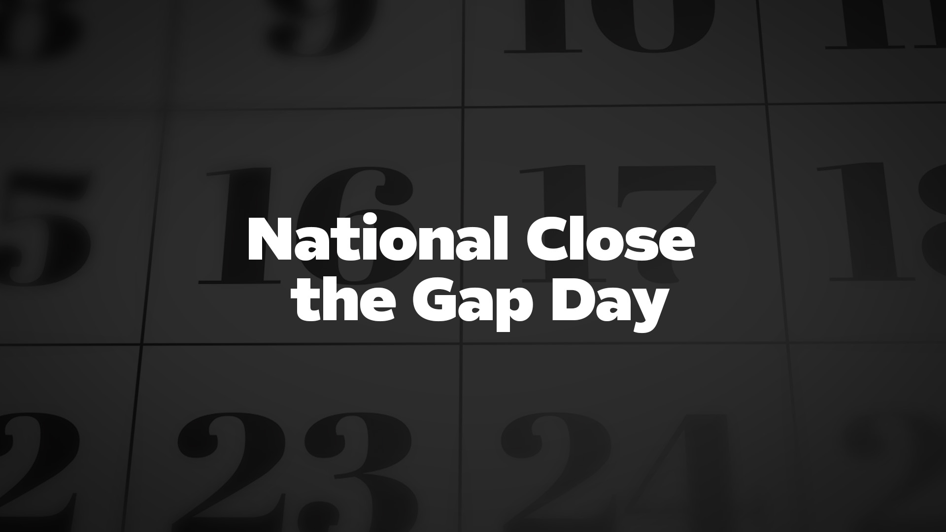 Title image for National Close The Gap Day
