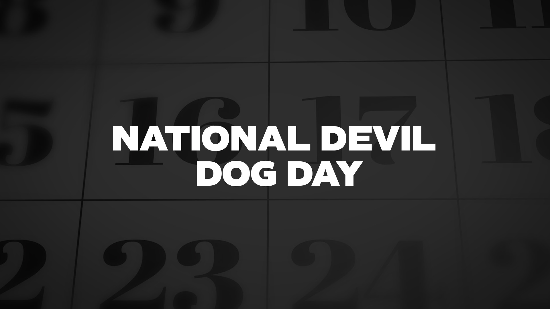 Title image for National Devil Dog Day