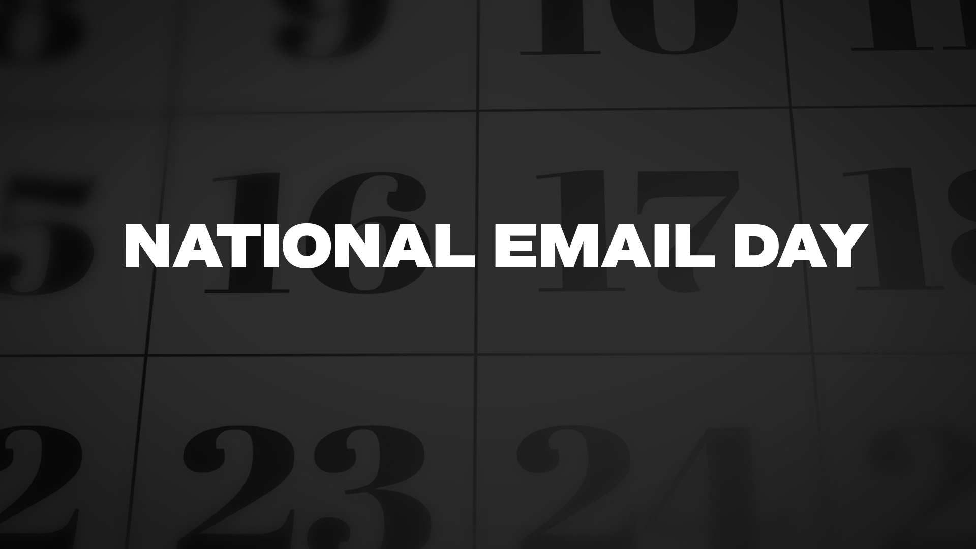 Title image for National Email Day