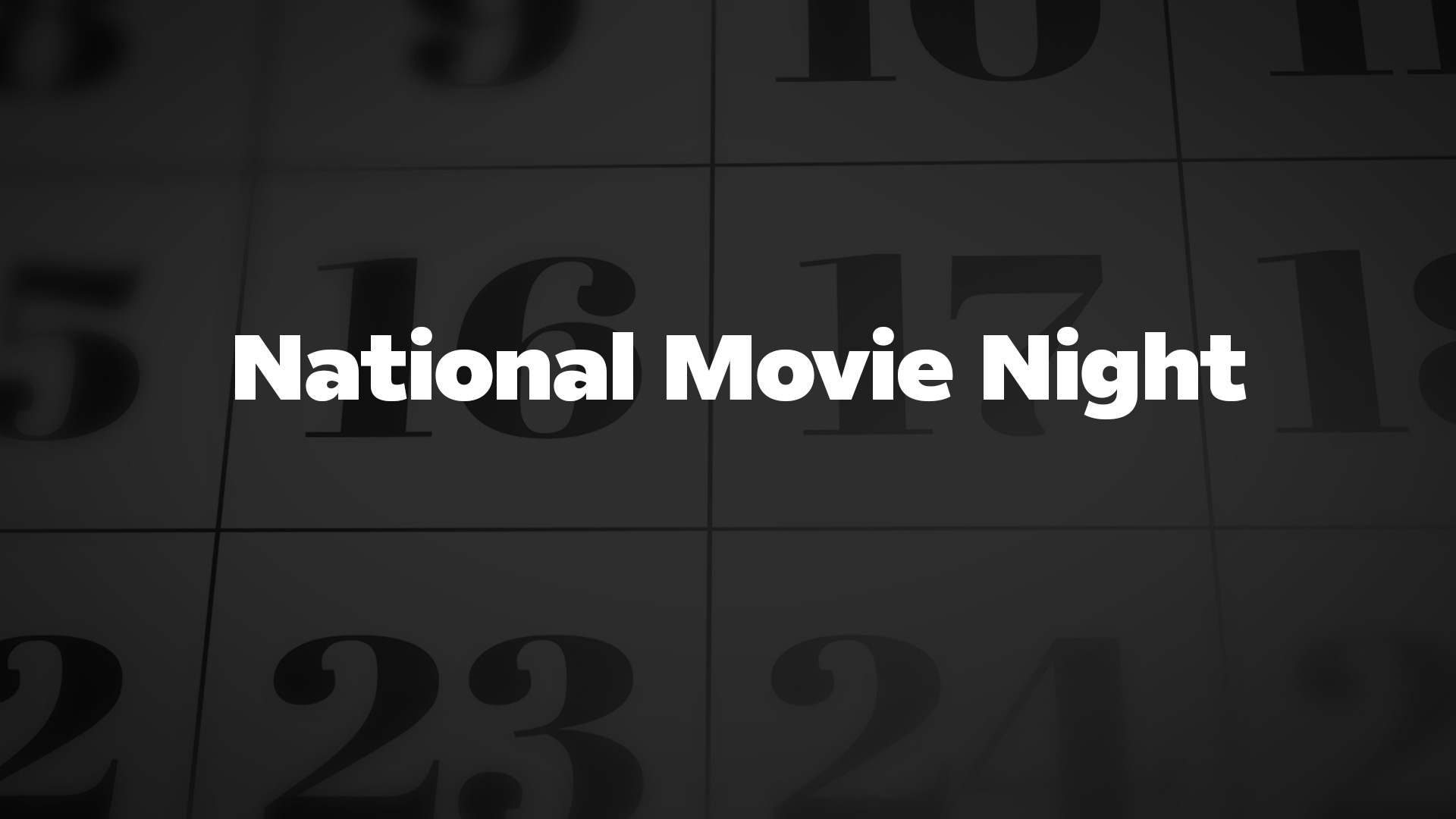 Title image for National Movie Night