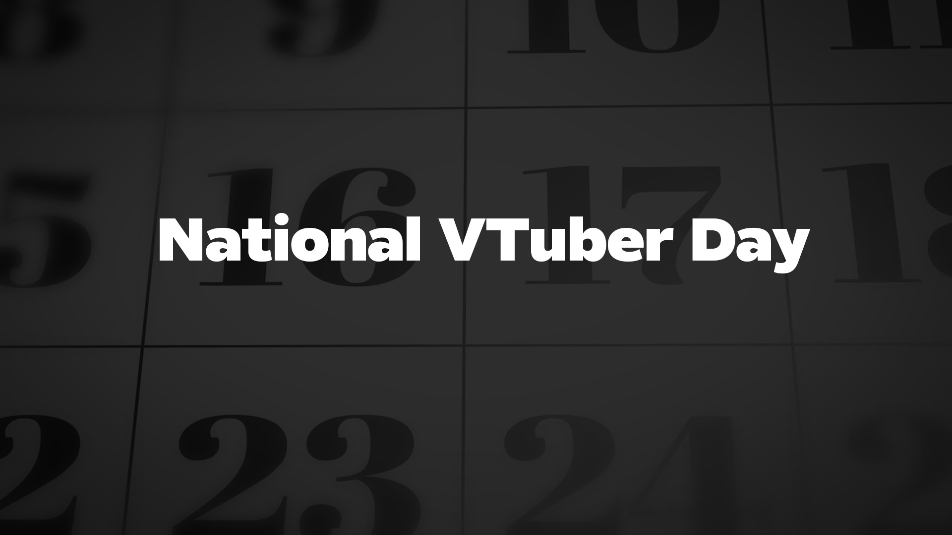 Title image for National Vtuber Day