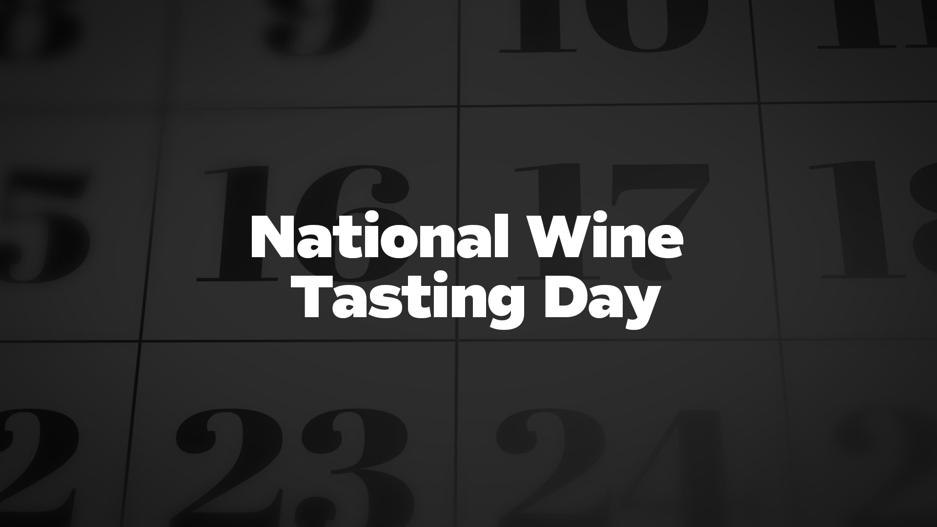 Title image for National Wine Tasting Day