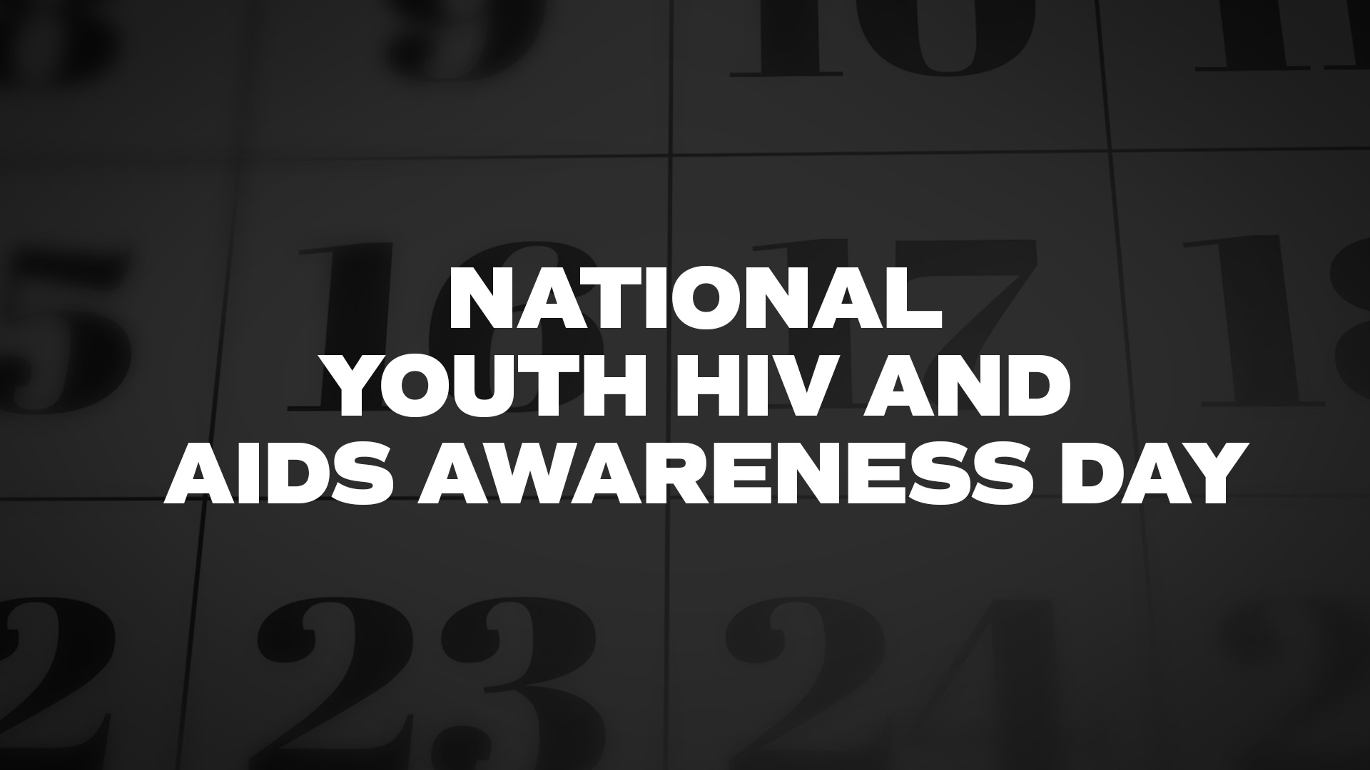 Title image for National Youth HIV And AIDS Awareness Day