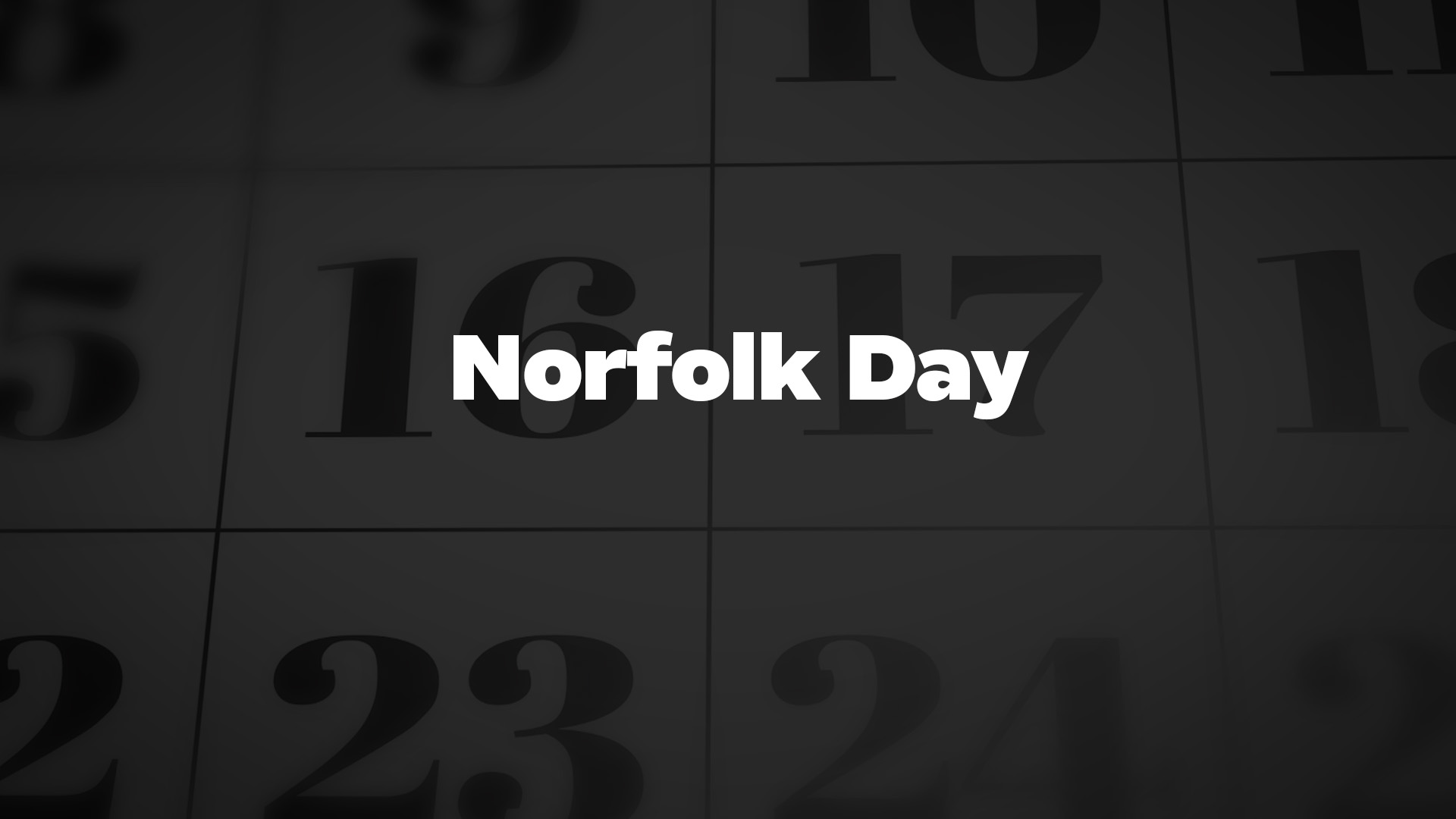 Title image for Norfolk Day