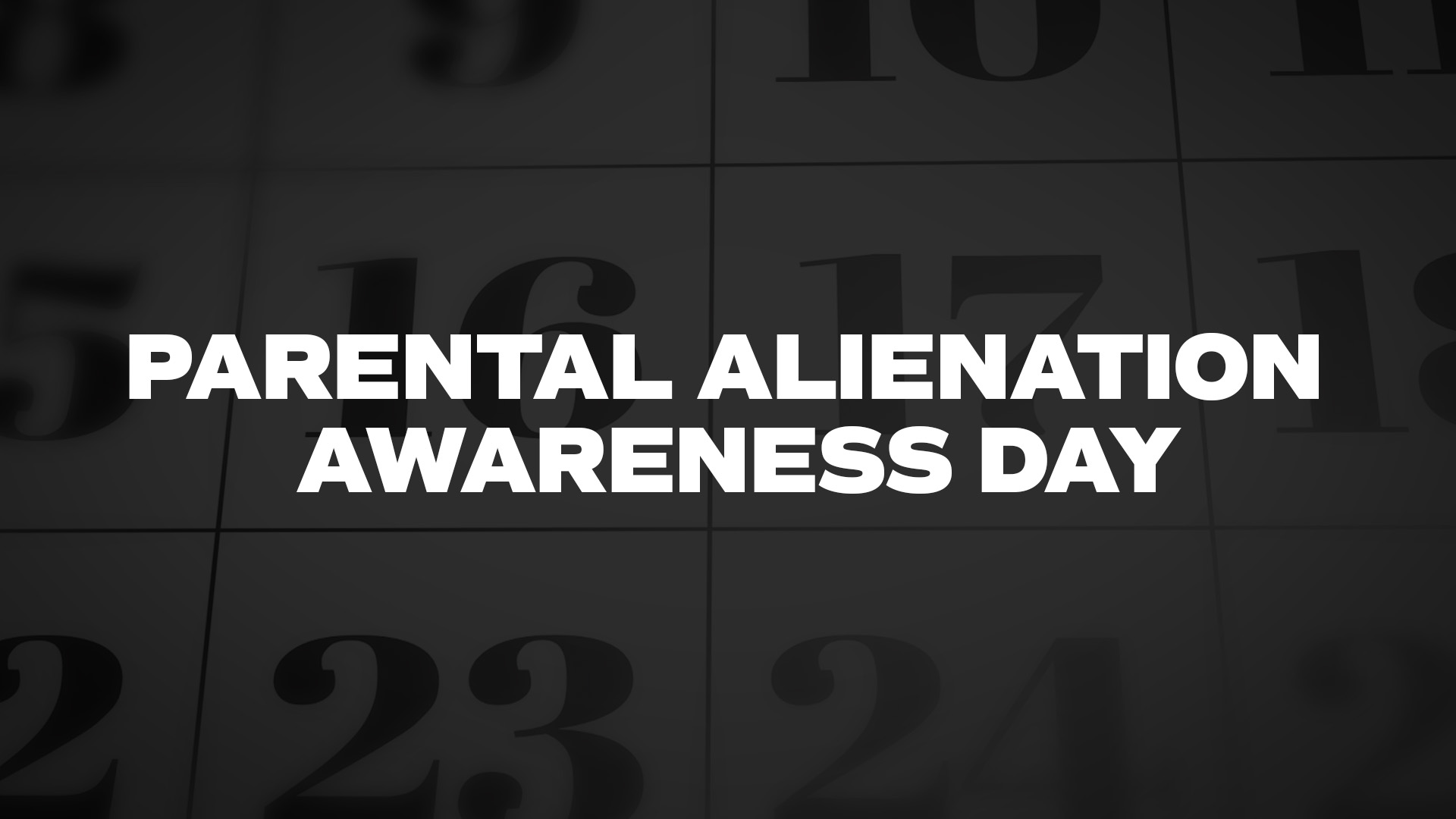 Title image for Parental Alienation Awareness Day