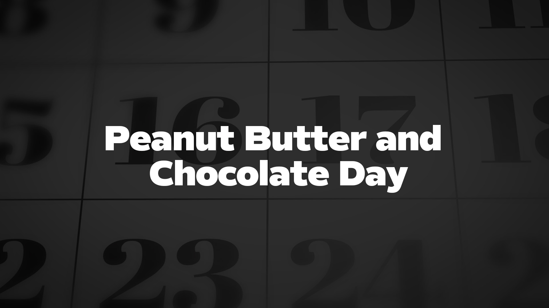 Title image for Peanut Butter And Chocolate Day