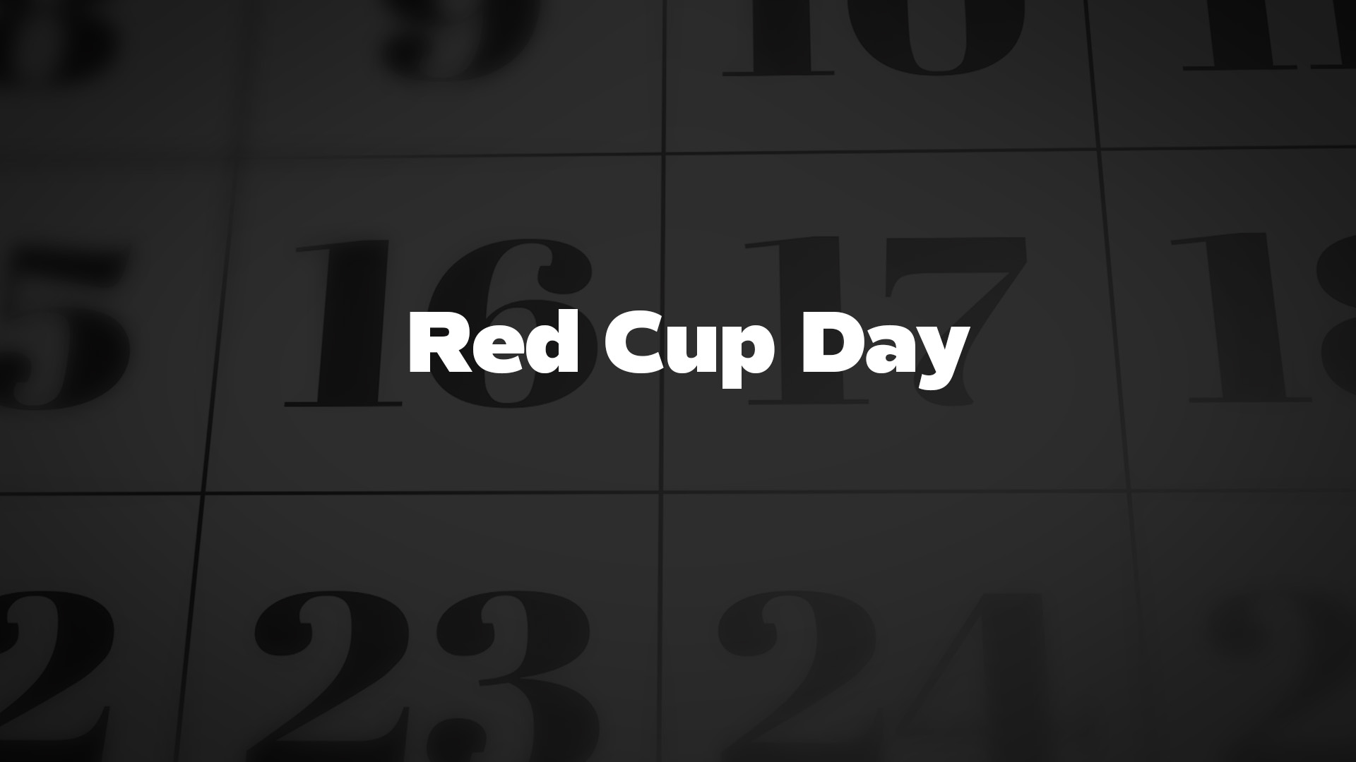 Title image for Red Cup Day