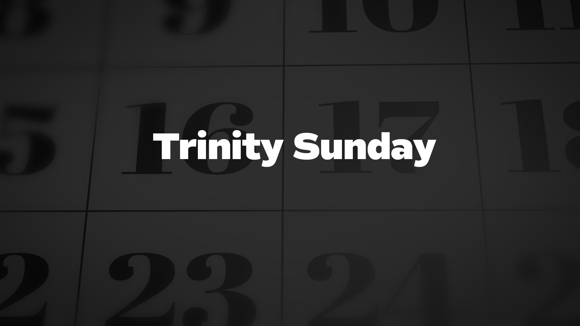 Title image for Trinity Sunday