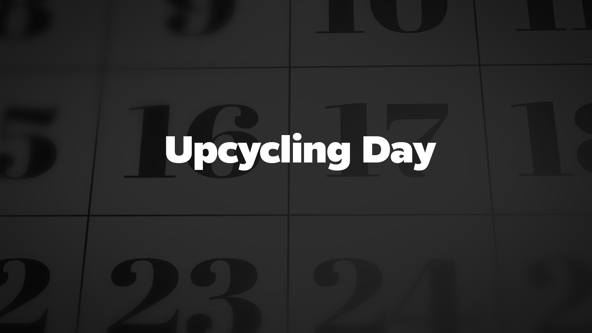Title image for Upcycling Day