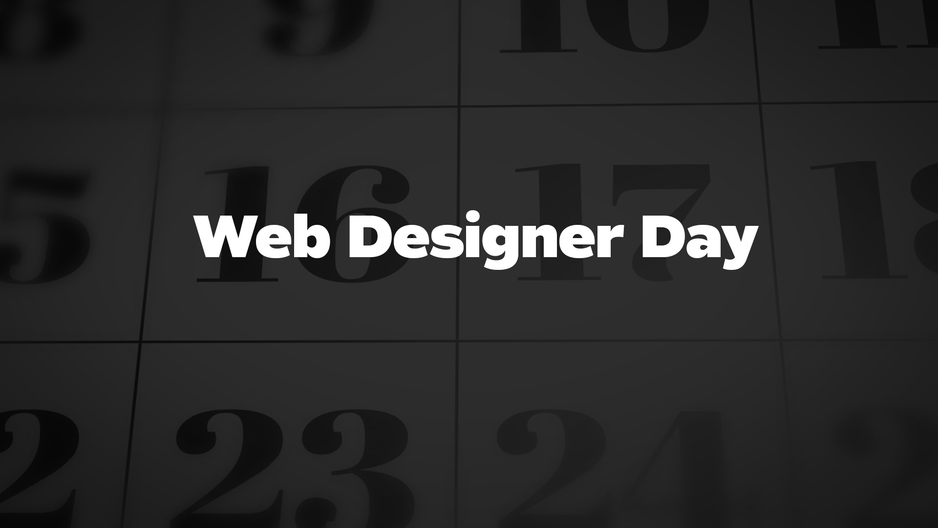 Title image for Web Designer Day