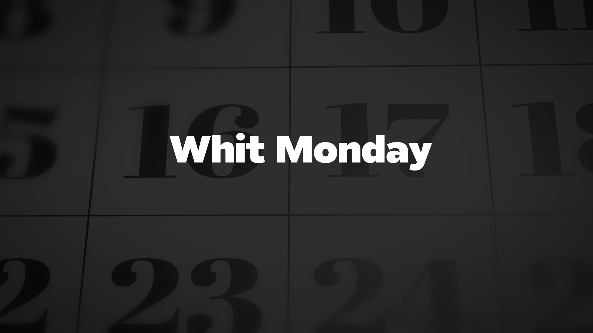 Title image for Whit Monday