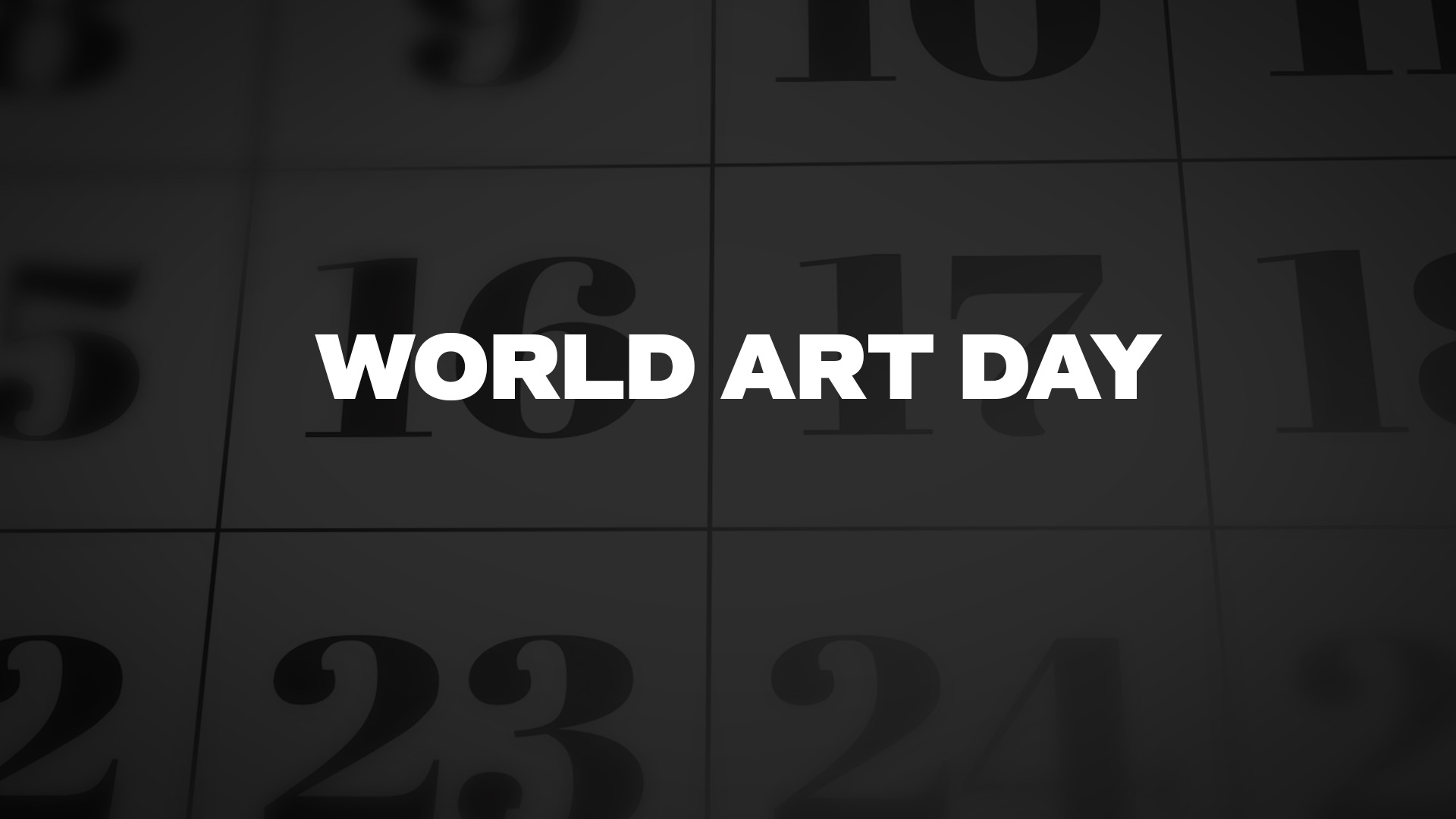 Title image for World Art Day