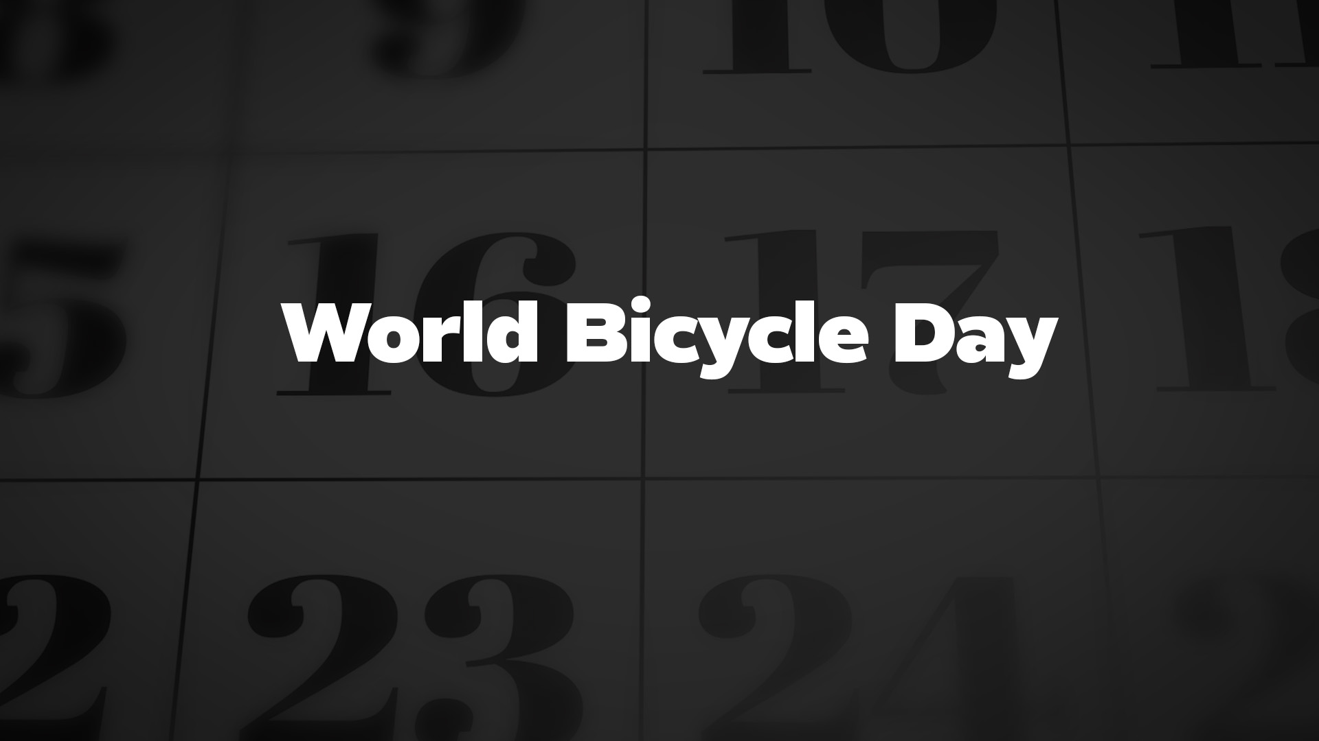 Title image for World Bicycle Day