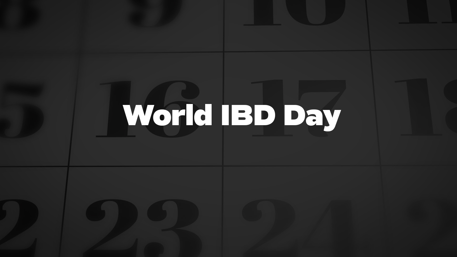 Title image for World IBD Day