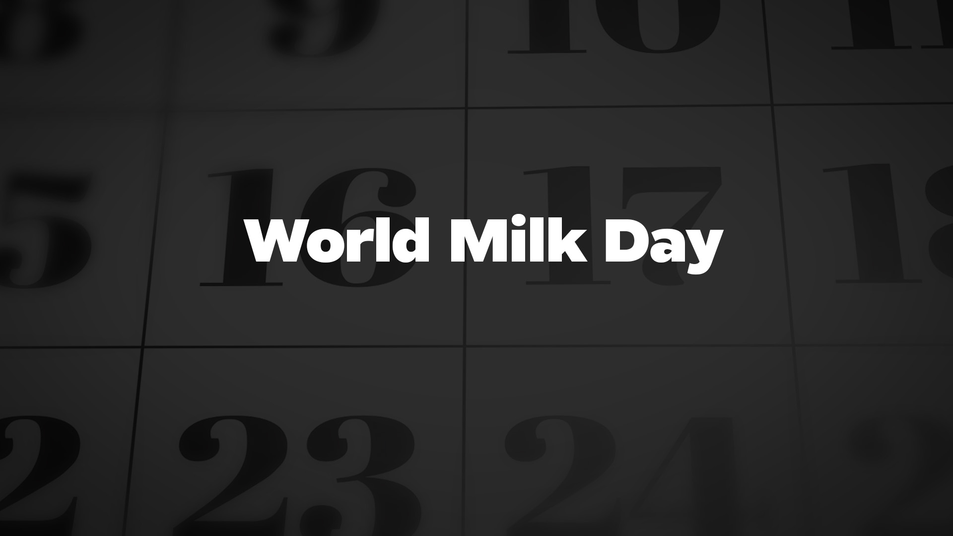 Title image for World Milk Day