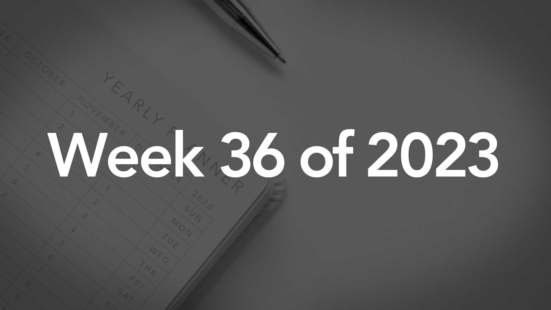 List of National Days for Week 36 of 2023