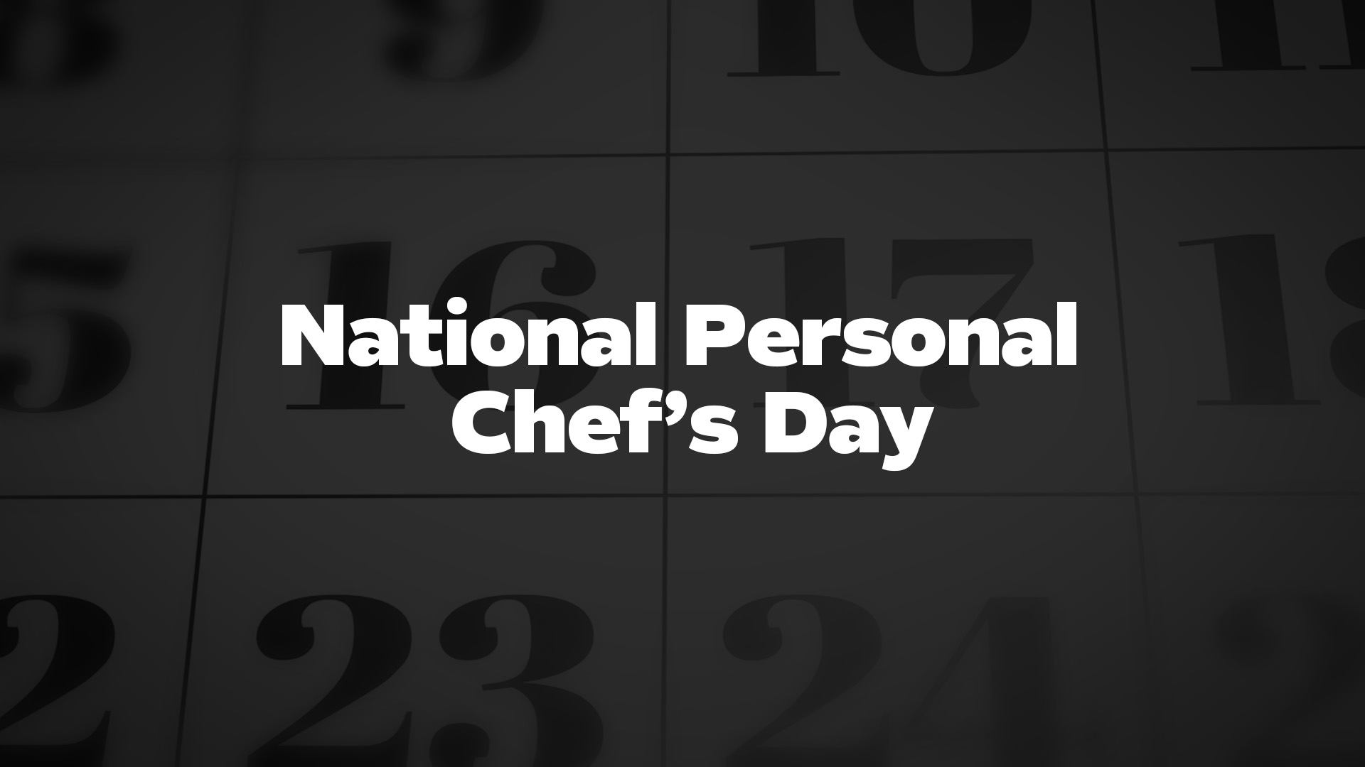 Title image for National Personal Chef’s Day