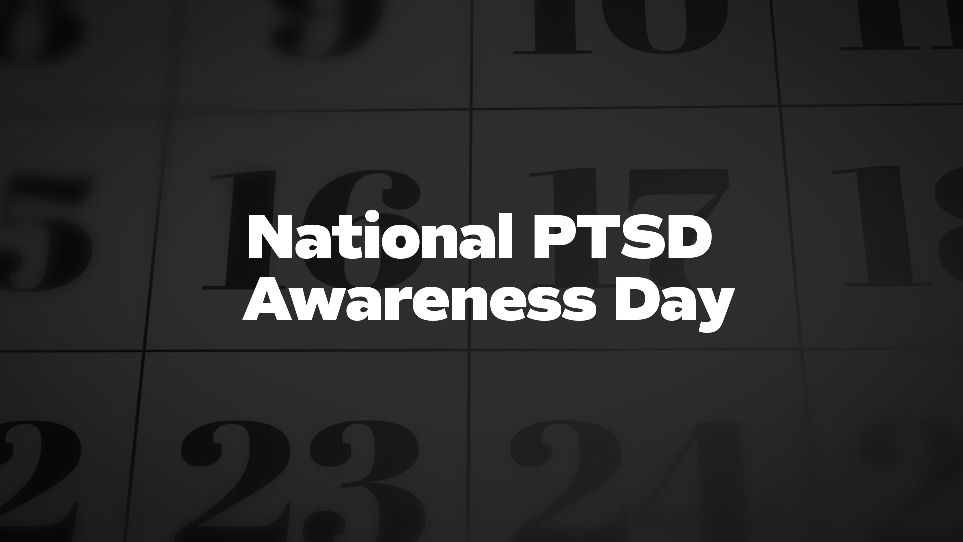 Title image for National Ptsd Awareness Day