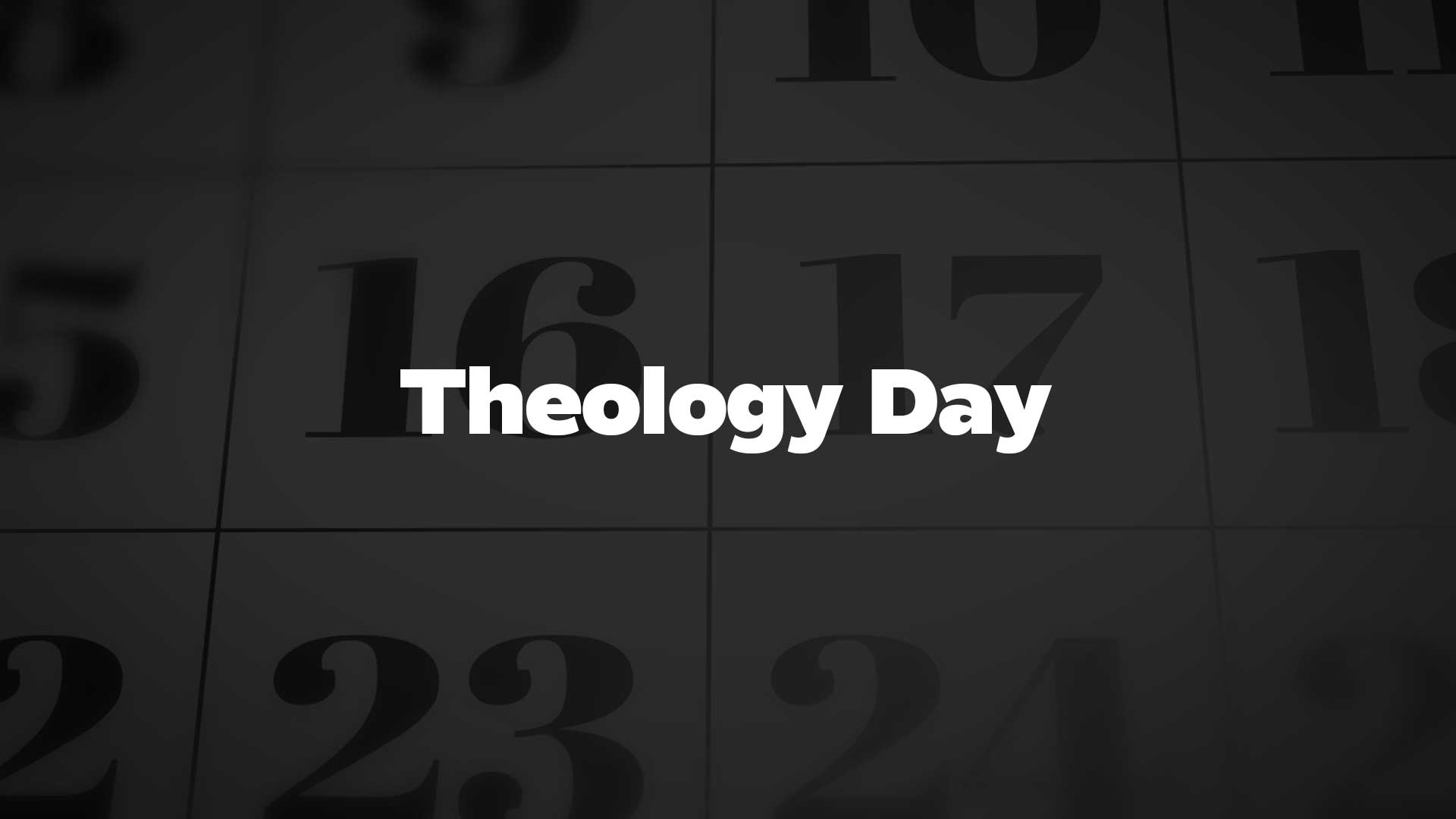 Title image for Theology Day