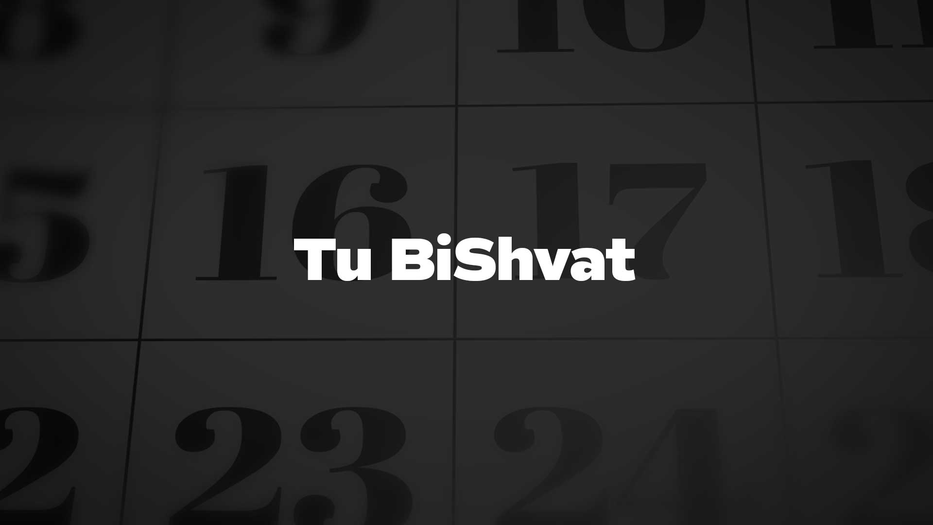Title image for Tu BiShvat