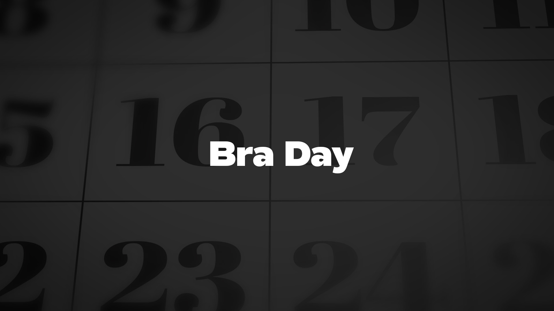 Title image for Bra Day