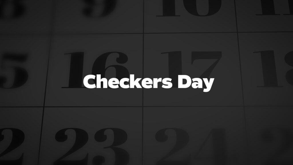 Title image for Checkers Day
