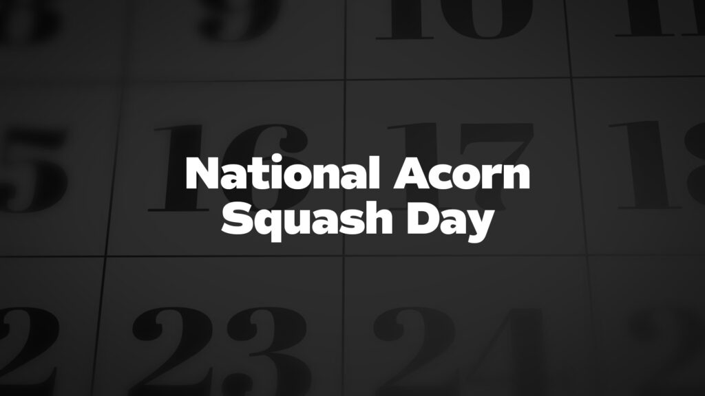 Title image for National Acorn Squash Day