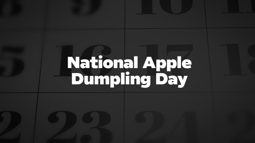 Title image for National Apple Dumpling Day