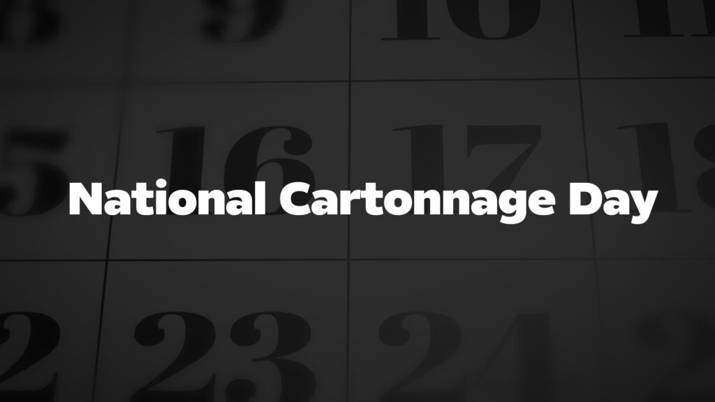 Title image for National Cartonnage Day