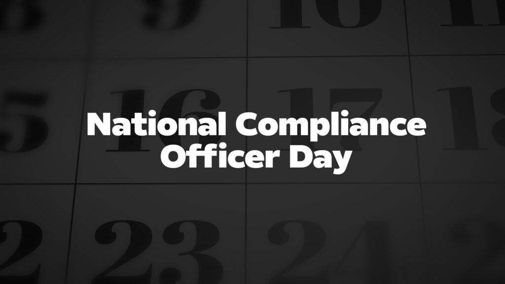 Title image for National Compliance Officer Day