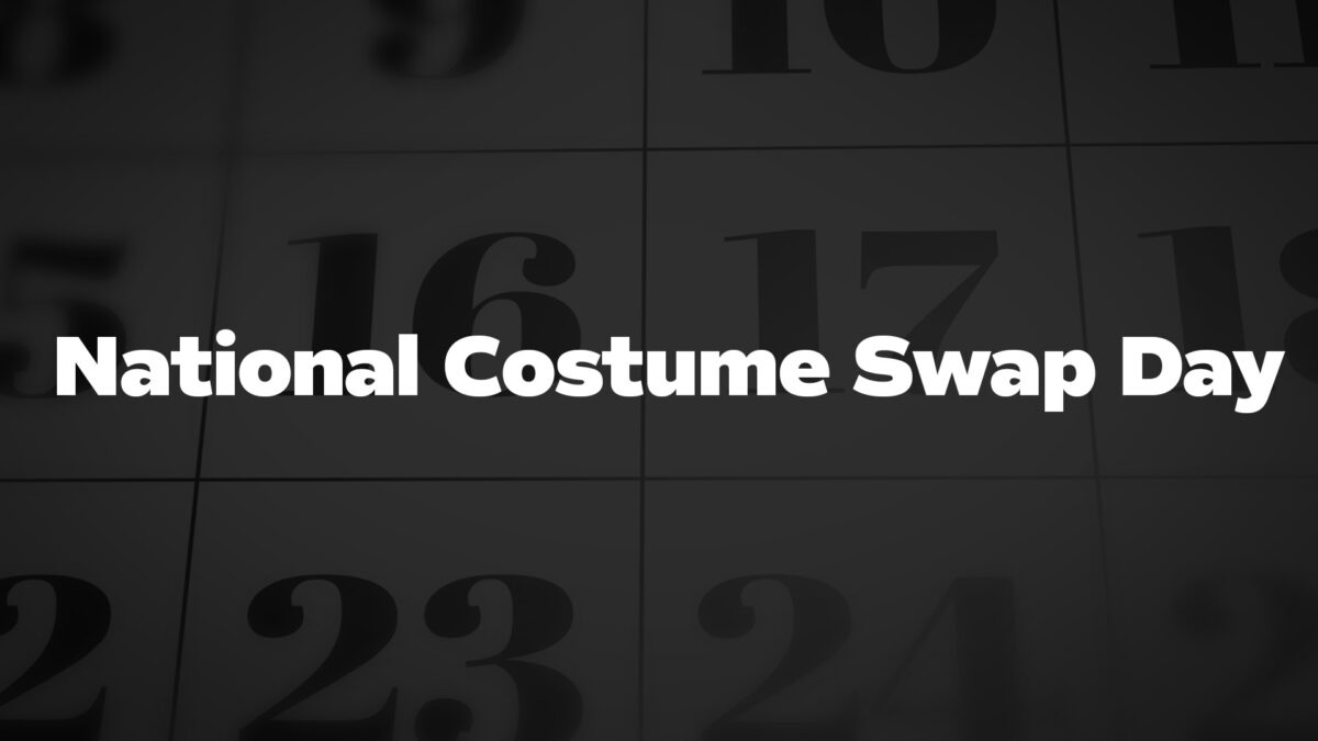 NationalCostumeSwapDay List Of National Days