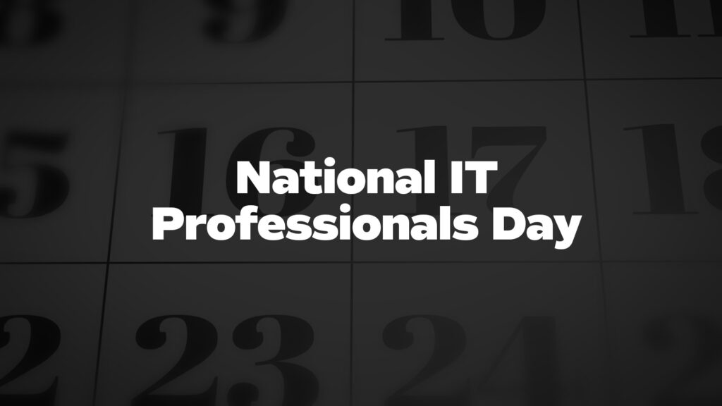 Title image for National It Professionals Day