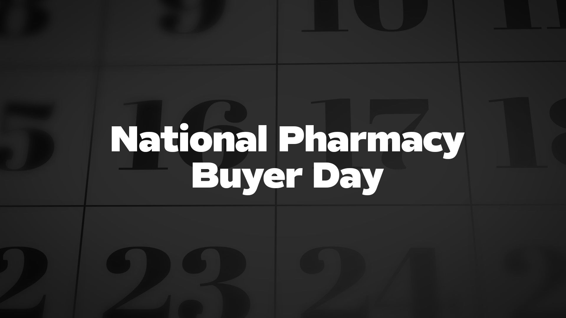 Title image for National Pharmacy Buyer Day