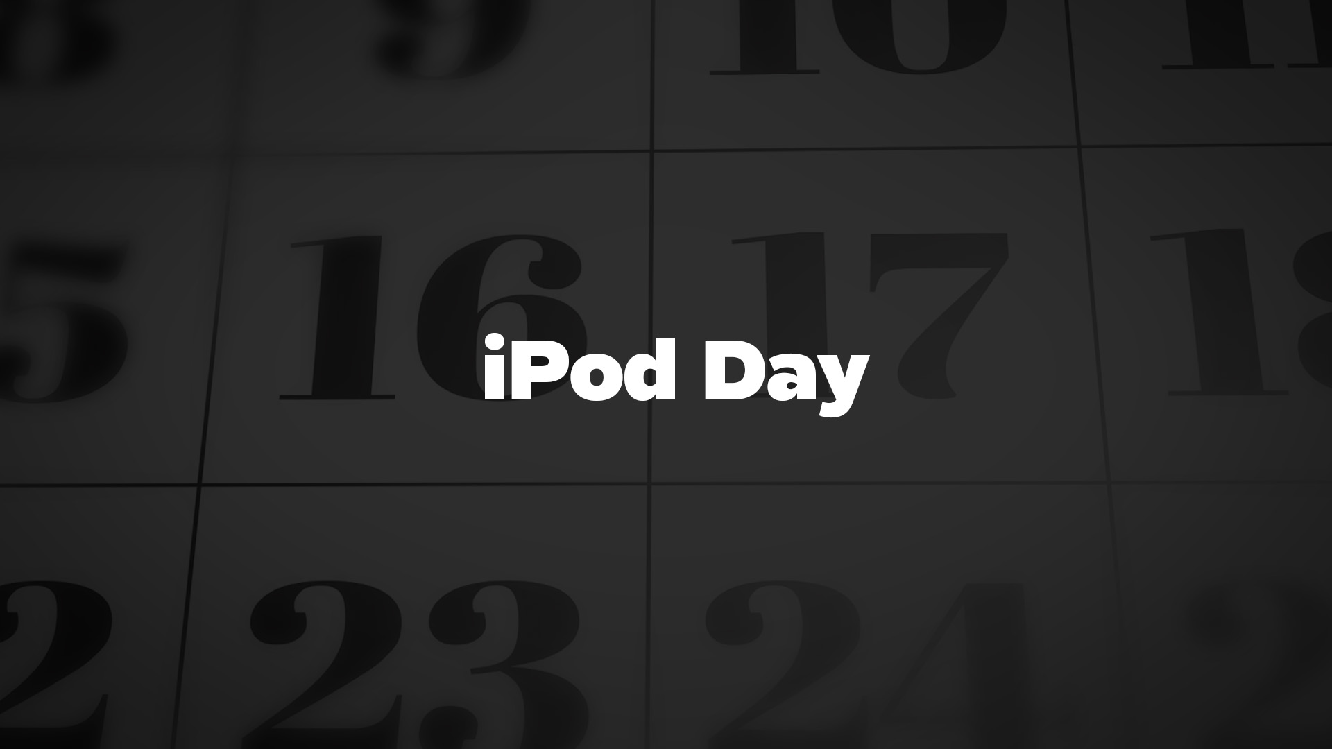 Title image for Ipod Day