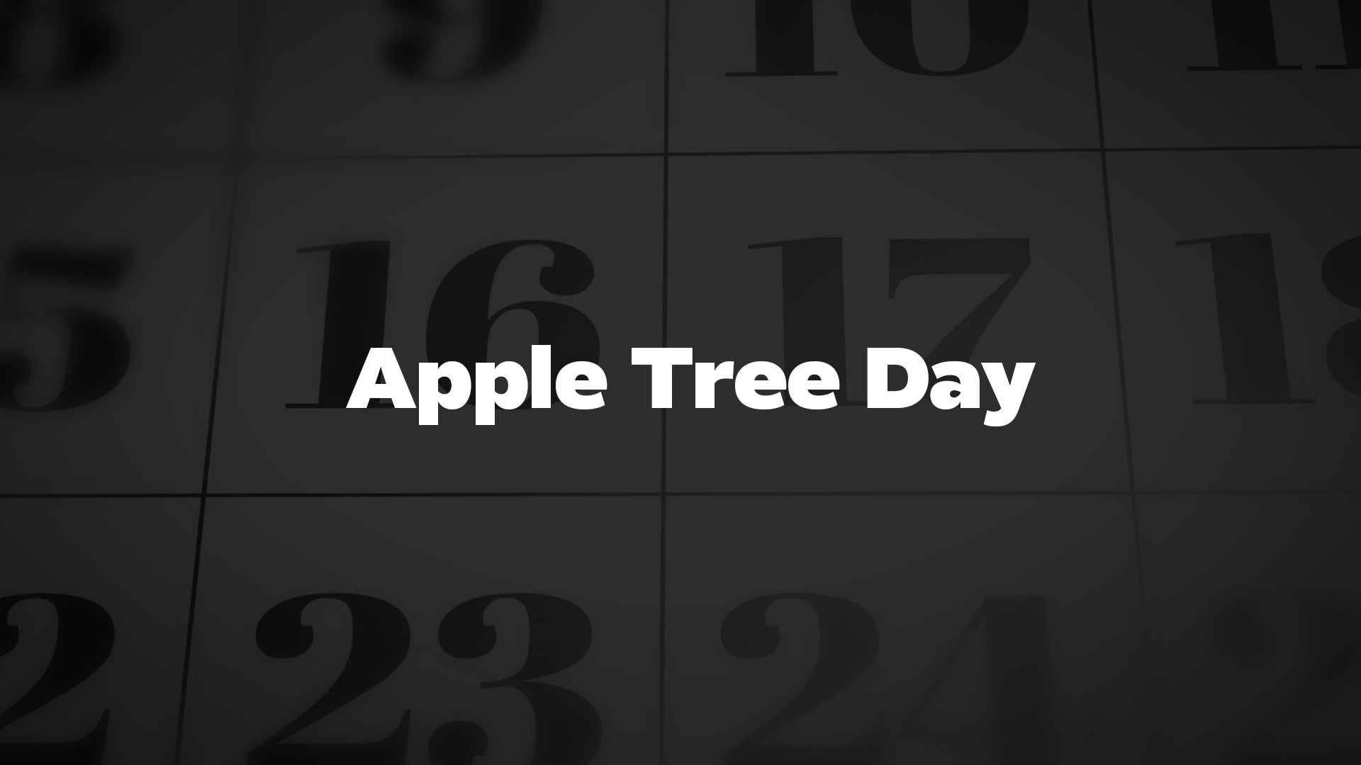 Title image for Apple Tree Day