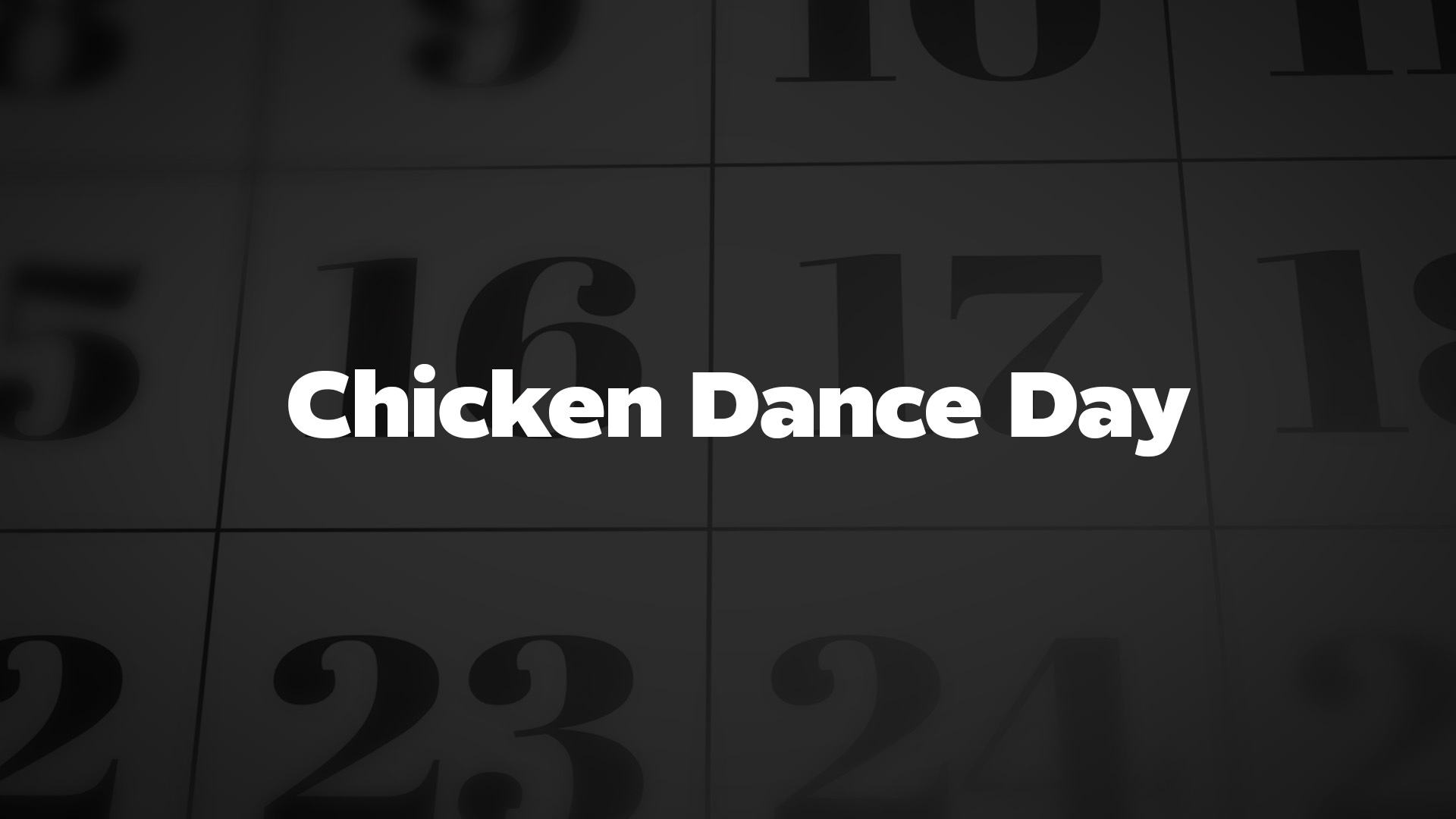 Title image for Chicken Dance Day