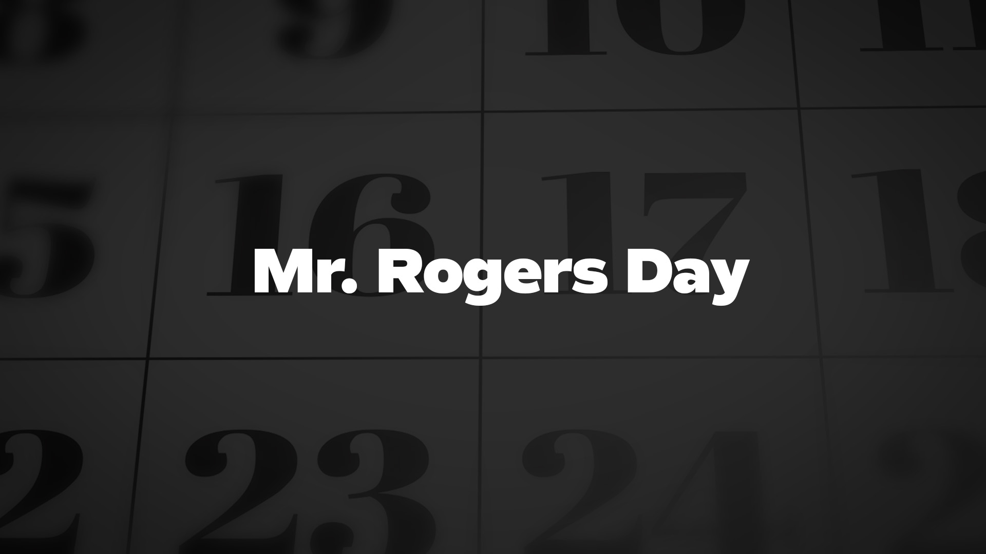 Title image for Mr. Rogers Day