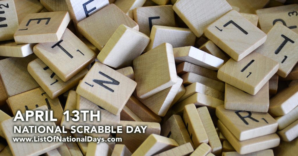 National Scrabble Day - List of National Days