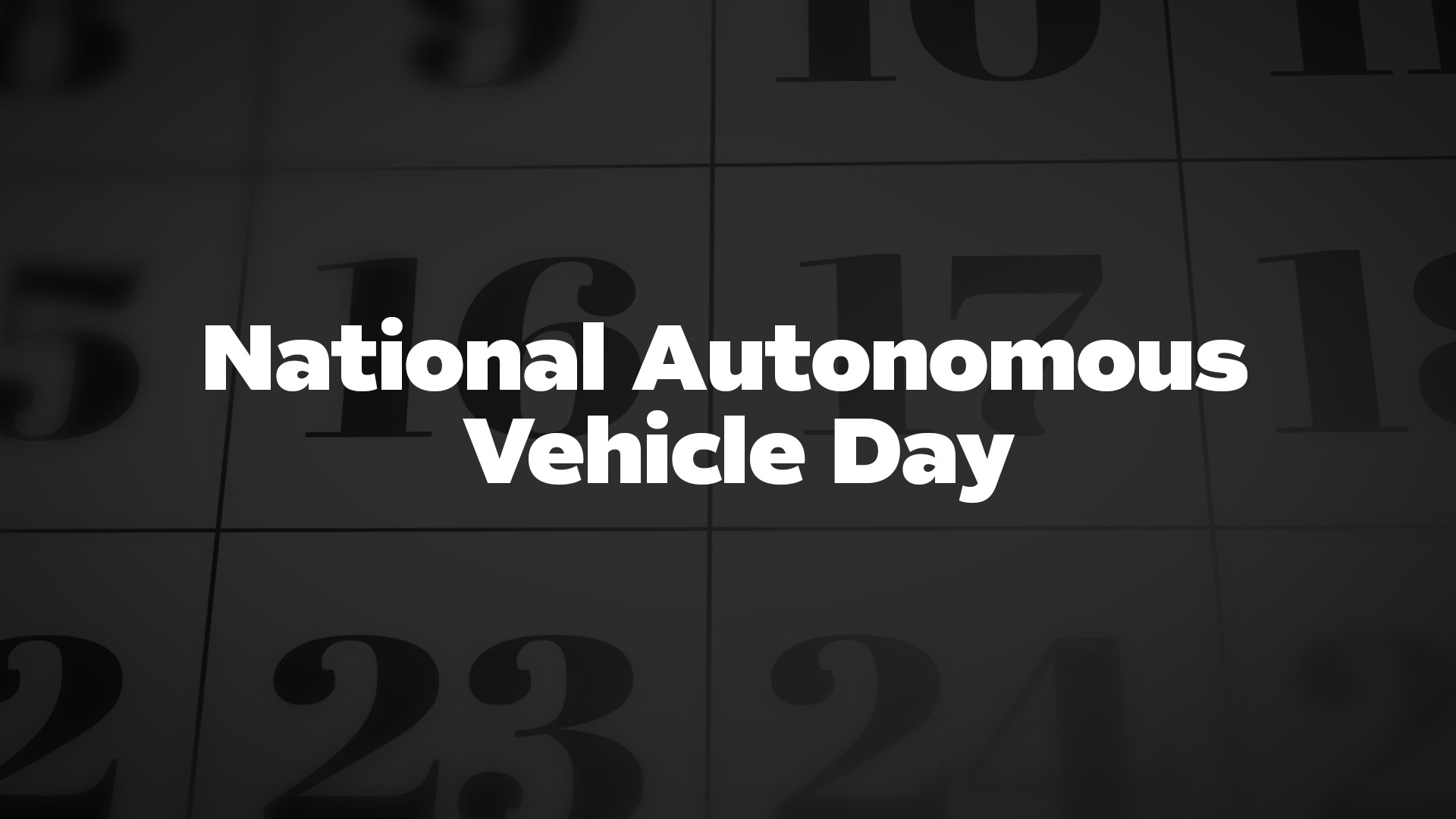 Title image for National Autonomous Vehicle Day