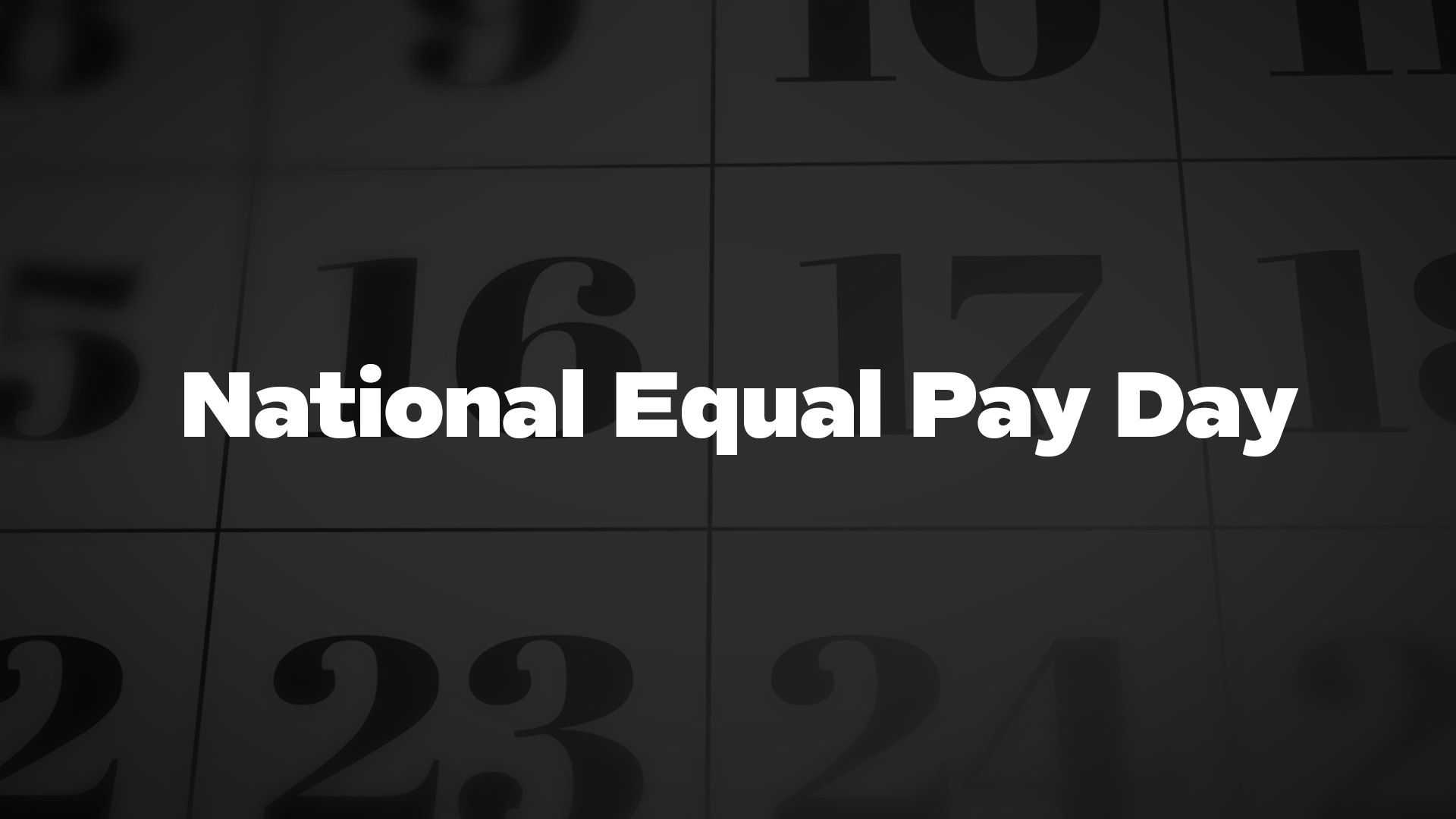 Title image for National Equal Pay Day