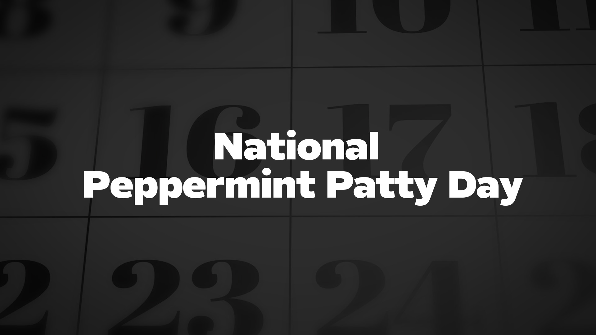 Title image for National Peppermint Patty Day