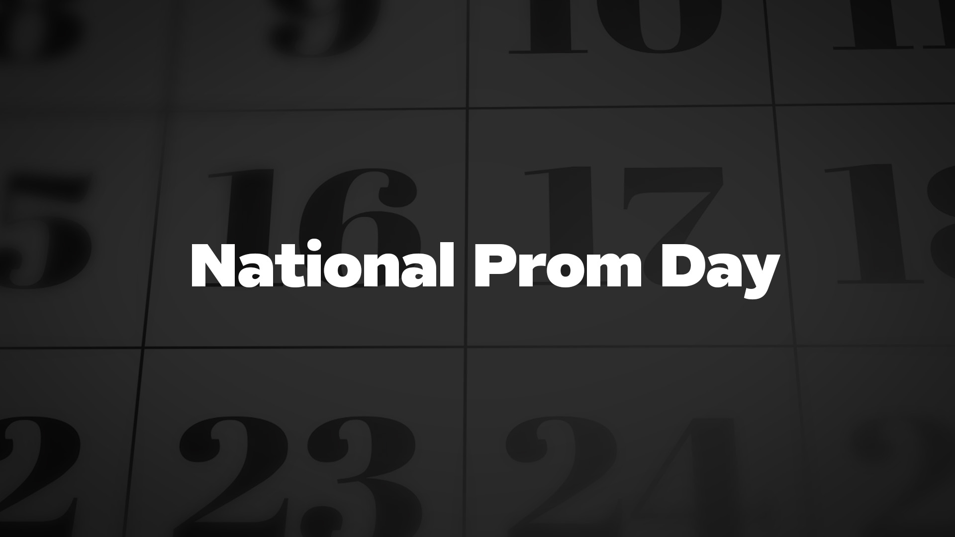 Title image for National Prom Day