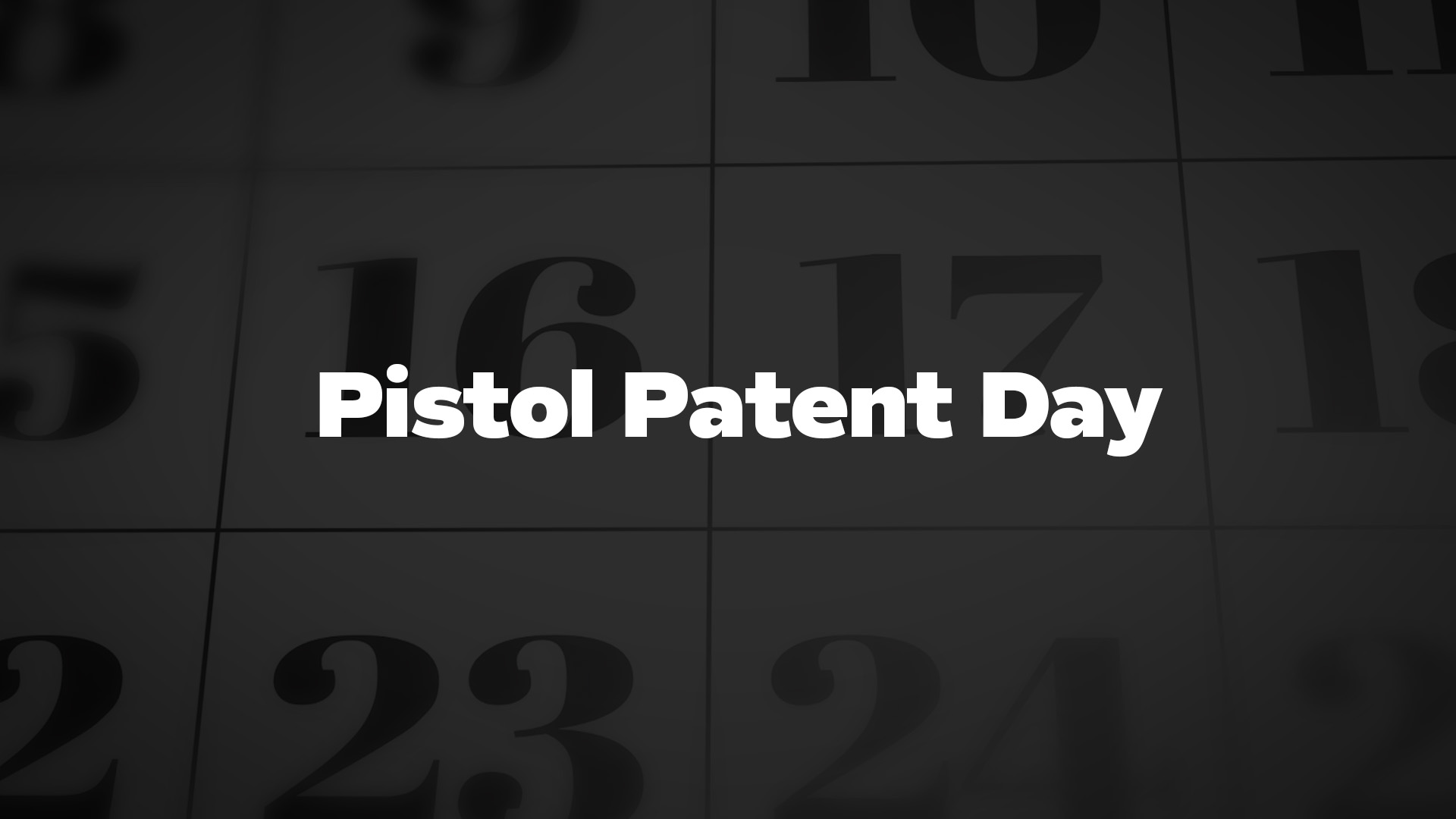 Title image for Pistol Patent Day