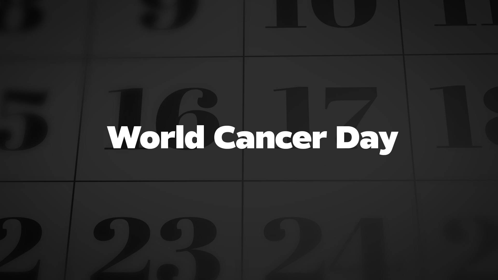 Title image for World Cancer Day