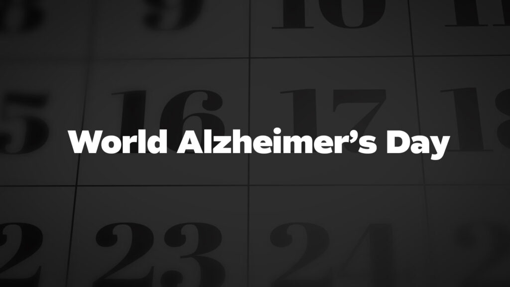 Banner for World Alzheimers Day