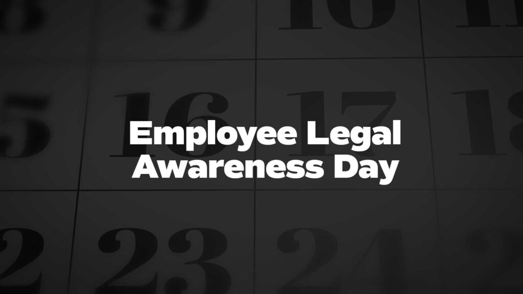Title card for Employee Legal Awareness Day