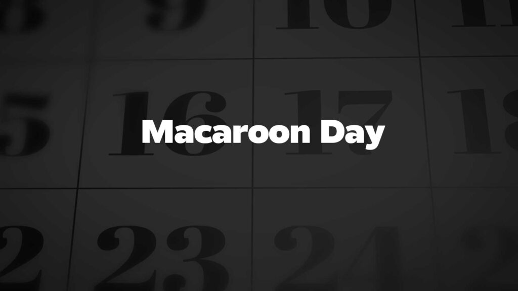 Macaroon Day Banner